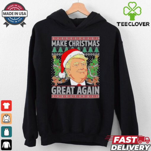 Trump 2025 Make Christmas Great Again Ugly Christmas Sweaters T Shirt
