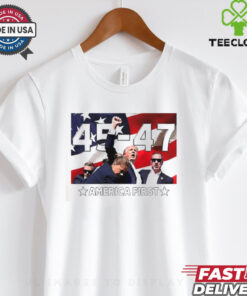 Trump 45 47 America first shirt