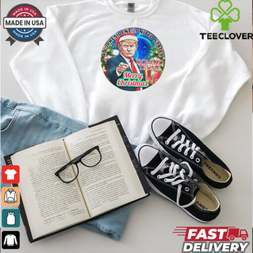 Trump 47th president of the United States Merry Christmas shirt