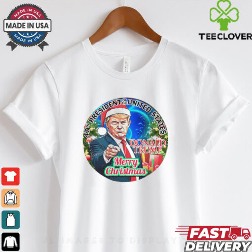 Trump 47th president of the United States Merry Christmas shirt