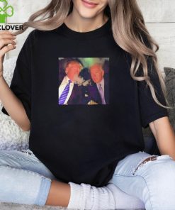 Trump And Biden Smokes Weed Picture Meme Shirts