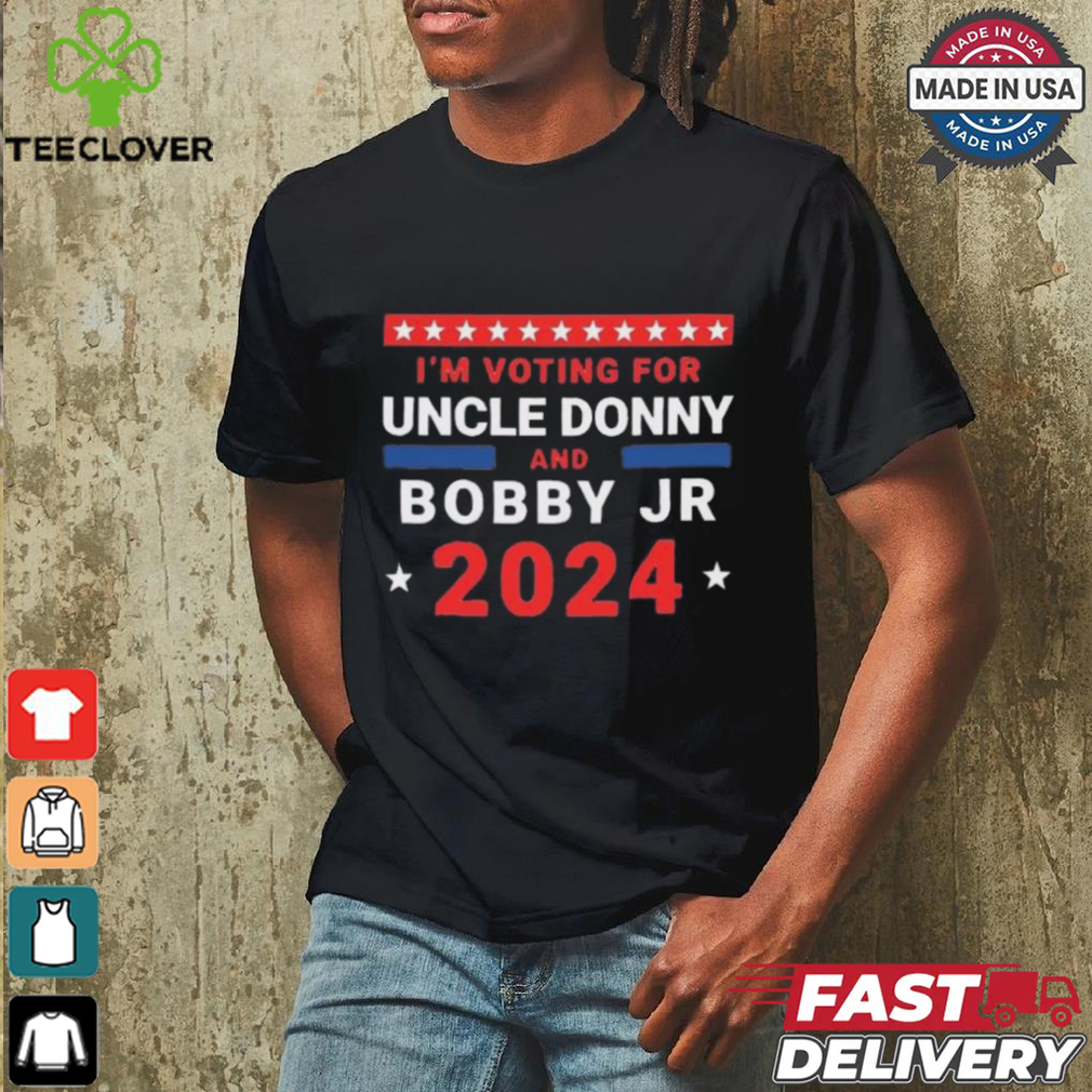 Trump And Kennedy 2024 I’m Voting For Uncle Donny And Bobby Jr T Shirt Trump And Kennedy 2024 I’m Voting For Uncle Donny And Bobby Jr T Shirt