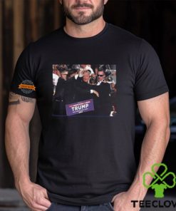 Trump Being Taken Off Stage By Secret Service Tee Shirt