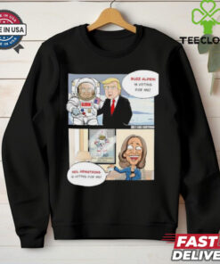 Trump Buzz Aldrin is voting for me and Harris Neil Armstrong is voting for me shirt 1 Trump Buzz Aldrin is voting for me and Harris Neil Armstrong is voting for me shirt