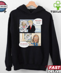 Trump Buzz Aldrin is voting for me and Harris Neil Armstrong is voting for me shirt 2 Trump Buzz Aldrin is voting for me and Harris Neil Armstrong is voting for me shirt