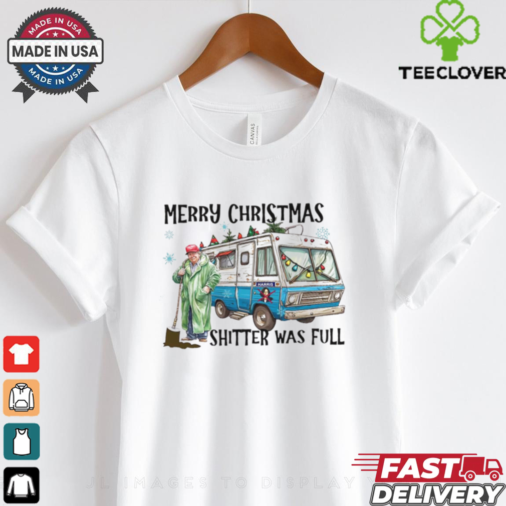 Trump Christmas Sweatshirt, Merry Christmas Shitter Was Full, Humorous Trump Christmas Sweatshirt Trump Christmas Sweatshirt, Merry Christmas Shitter Was Full, Humorous Trump Christmas Sweatshirt