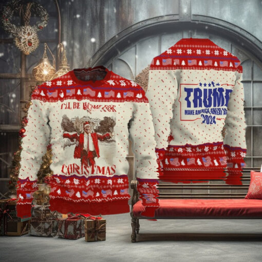 Trump Christmas Ugly Sweater,Merry Christmas Great Again Ugly Sweater