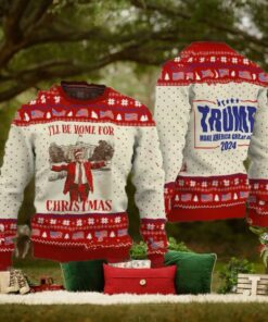 Trump Christmas Ugly Sweater,Merry Christmas Great Again Ugly Sweater