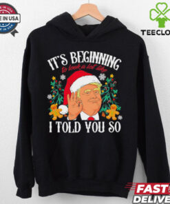 Trump Christmas it’s beginning to look a lot like I told you so shirt