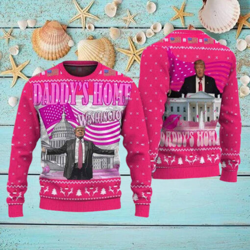 Trump Daddy’s Home Christmas Ugly Sweater