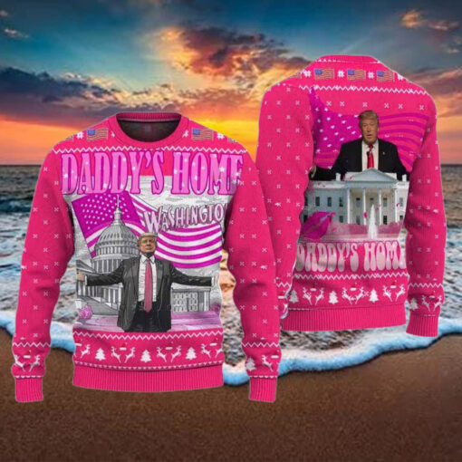 Trump Daddy’s Home Christmas Ugly Sweater