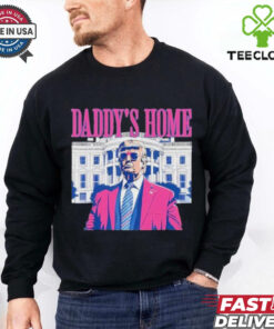 Trump Daddy’s Home Pinktrump Won Us President 2024 T shirt