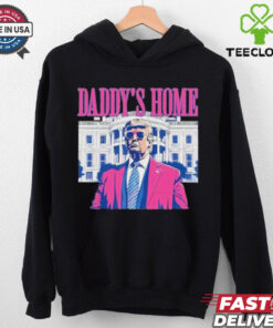 Trump Daddy’s Home Pinktrump Won Us President 2024 T shirt