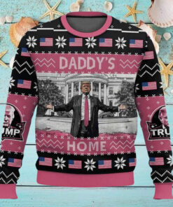 Trump Daddy’s Home White House 2024 Christmas Sweater