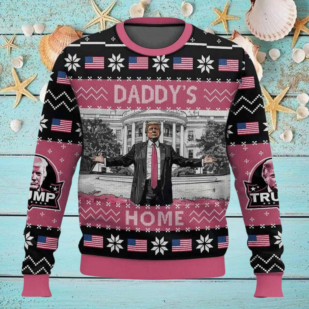 Trump Daddy’s Home White House 2024 Christmas Sweater Trump Daddy’s Home White House 2024 Christmas Sweater