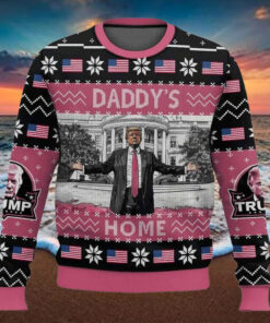 Trump Daddy’s Home White House 2024 Christmas Sweater