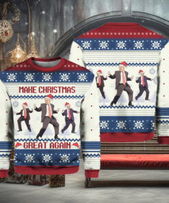 Trump Dance Make Christmas Great Again Ugly Sweater
