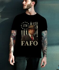 Trump Fafo, Funny Fafo Trump American Flag T Shirt