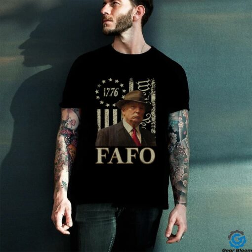 Trump Fafo, Funny Fafo Trump American Flag T Shirt