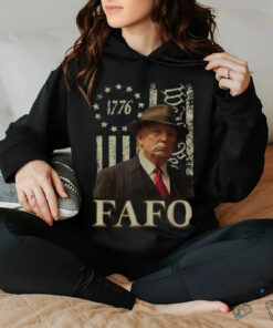 Trump Fafo, Funny Fafo Trump American Flag T Shirt