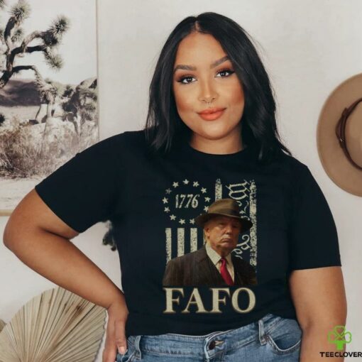 Trump Fafo, Funny Fafo Trump American Flag T Shirt