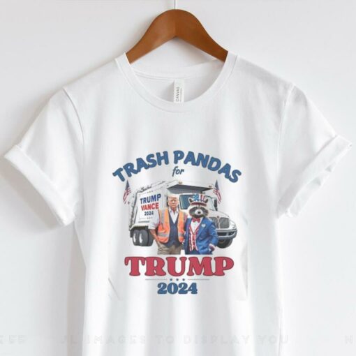 Trump Garbage Trash Pandas for Trump 2024 President For The People Funny WI Rally Garbage Truck Shirt