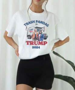 Trump Garbage Trash Pandas for Trump 2024 President For The People Funny WI Rally Garbage Truck Shirt