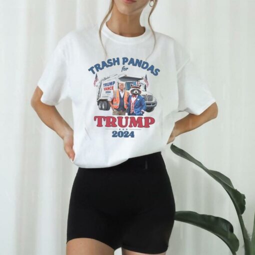 Trump Garbage Trash Pandas for Trump 2024 President For The People Funny WI Rally Garbage Truck Shirt