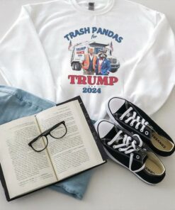 Trump Garbage Trash Pandas for Trump 2024 President For The People Funny WI Rally Garbage Truck Shirt