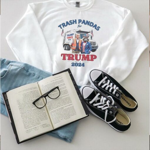 Trump Garbage Trash Pandas for Trump 2024 President For The People Funny WI Rally Garbage Truck Shirt