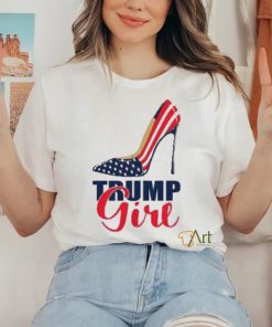 Trump Girl Stilettos High Heel American Flag 2024 Shirt