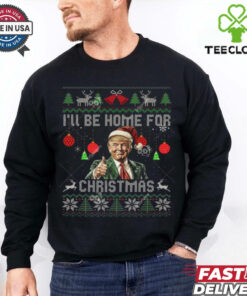 Trump I’ll Be Home For Christmas Ugly Sweater