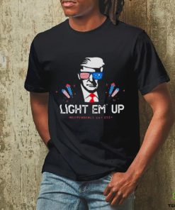 Trump Light Em’ Up Independence Day 2024 Shirt