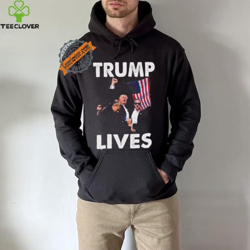 Trump Live Trump Shot Fist Pump T Shirt