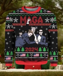 Trump MAGA 2024 Ugly Christmas Sweater