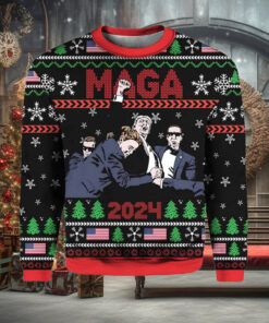 Trump MAGA 2024 Ugly Christmas Sweater