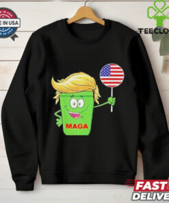 Trump MAGA Cartoon Garbage Can American Flag shirt 1 Trump MAGA Cartoon Garbage Can American Flag shirt