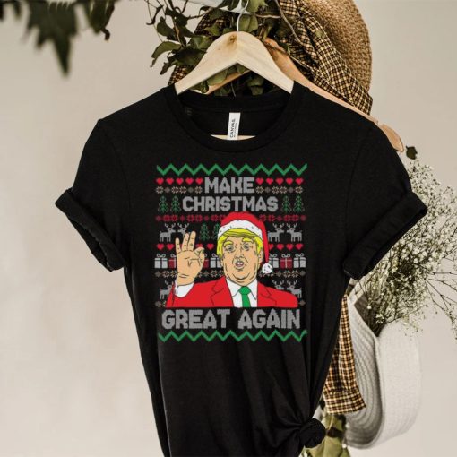 Trump Make Christmas Great Again T Shirt Anti Biden