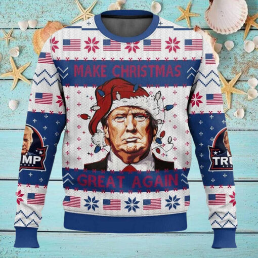 Trump Make Christmas Great Again Ugly Sweater