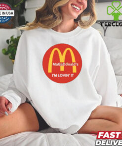 Trump Mcdonalds Shirt Funny Trendy MAGA Lovin’ It, men shirt