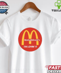 Trump Mcdonalds Shirt Funny Trendy MAGA Lovin’ It, men shirt