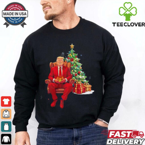 Trump Merry Christmas Christmas Tree shirt