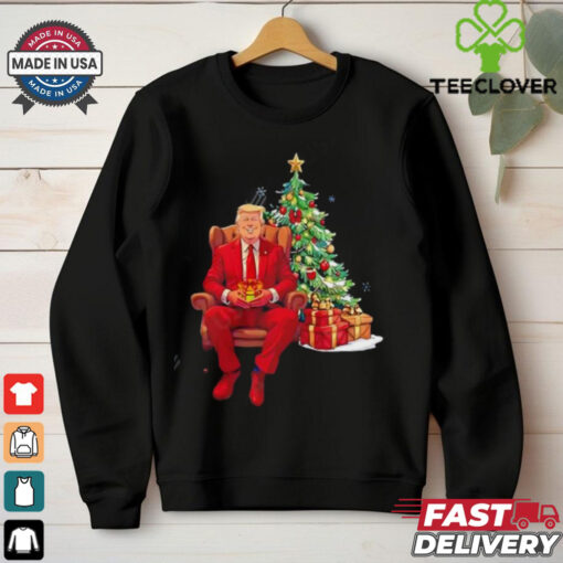 Trump Merry Christmas Christmas Tree shirt