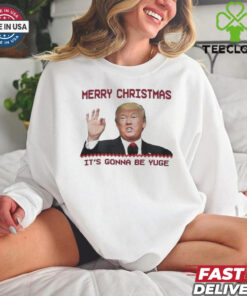 Trump Merry Christmas it’s gonna be yuge shirt 1 Trump Merry Christmas it’s gonna be yuge shirt