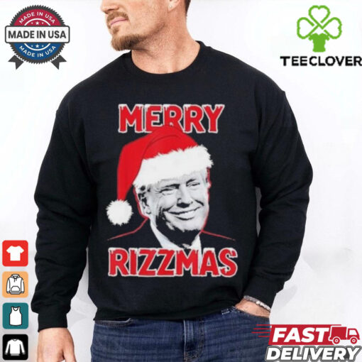Trump Merry Rizzmas Christmas Rizz Xmas Trump Apparel T Shirt