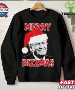 Trump Merry Rizzmas Christmas Rizz Xmas Trump Apparel T Shirt