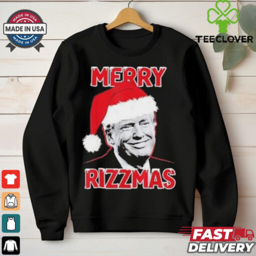 Trump Merry Rizzmas Christmas Rizz Xmas Trump Apparel T Shirt