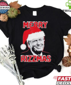 Trump Merry Rizzmas Christmas Rizz Xmas Trump Apparel T Shirt
