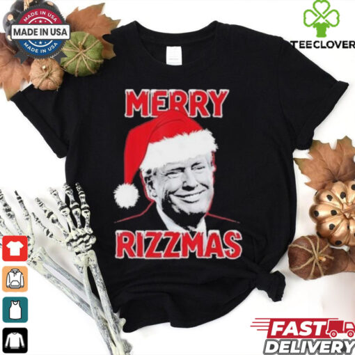 Trump Merry Rizzmas Christmas Rizz Xmas Trump Apparel T Shirt