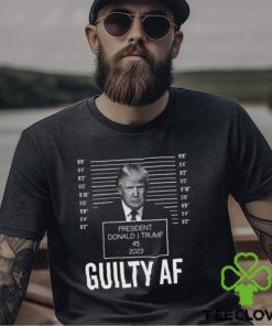Trump Mugshot GA Guilty Af 2023 Tshirt Trump Guilty af Tshirt Funny Trump Georgia Judge Trial Votes Bella Canvas 3001 Unisex Shirt